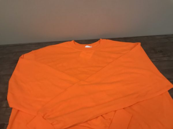 Orange Nawkaw Long-sleeve Crew Shirt - Image 2